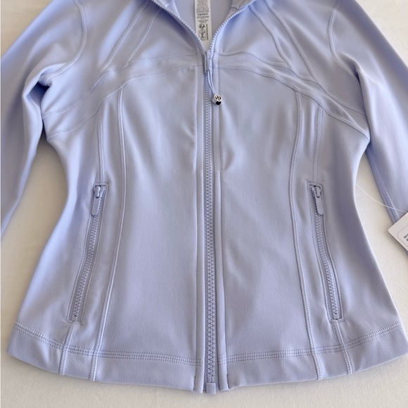 ❌ Sold NWT Lululemon Define Cropped Jacket *Nulu Serene Blue Size 4 - Picture 7 of 16